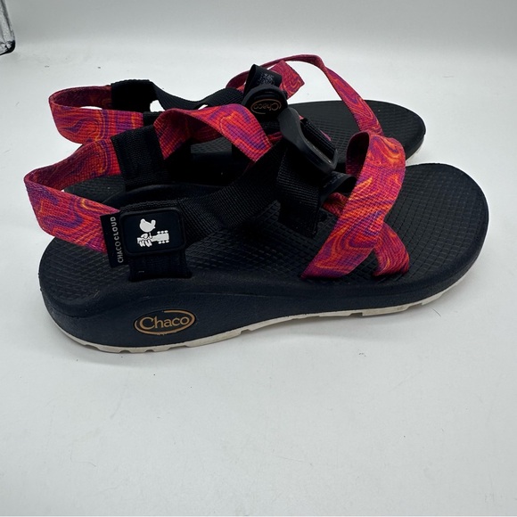 Chaco Z/Cloud Multicolor Sandals with Black Sole Size 6 - Picture 7 of 9